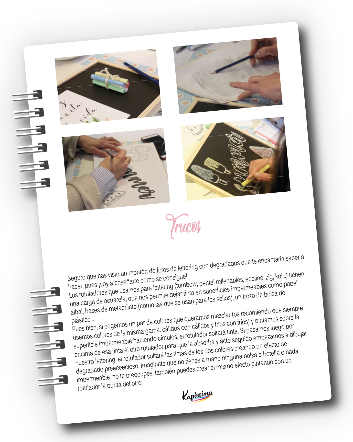 Cuaderno de lettering