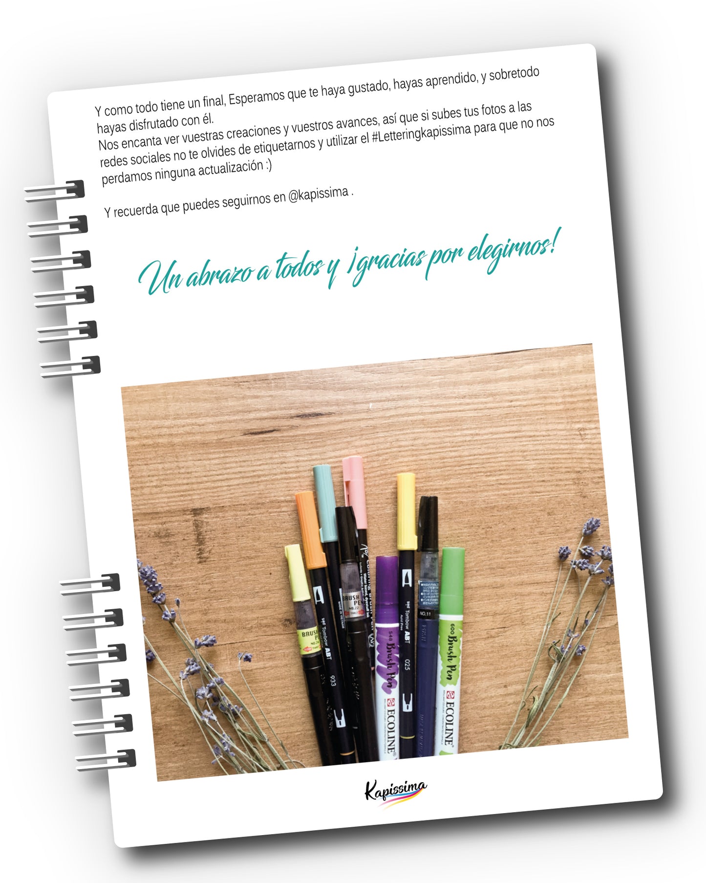 Cuaderno de lettering