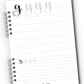 Cuaderno de lettering
