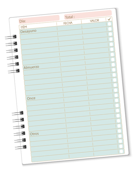 Planner Las cuentas de la casa