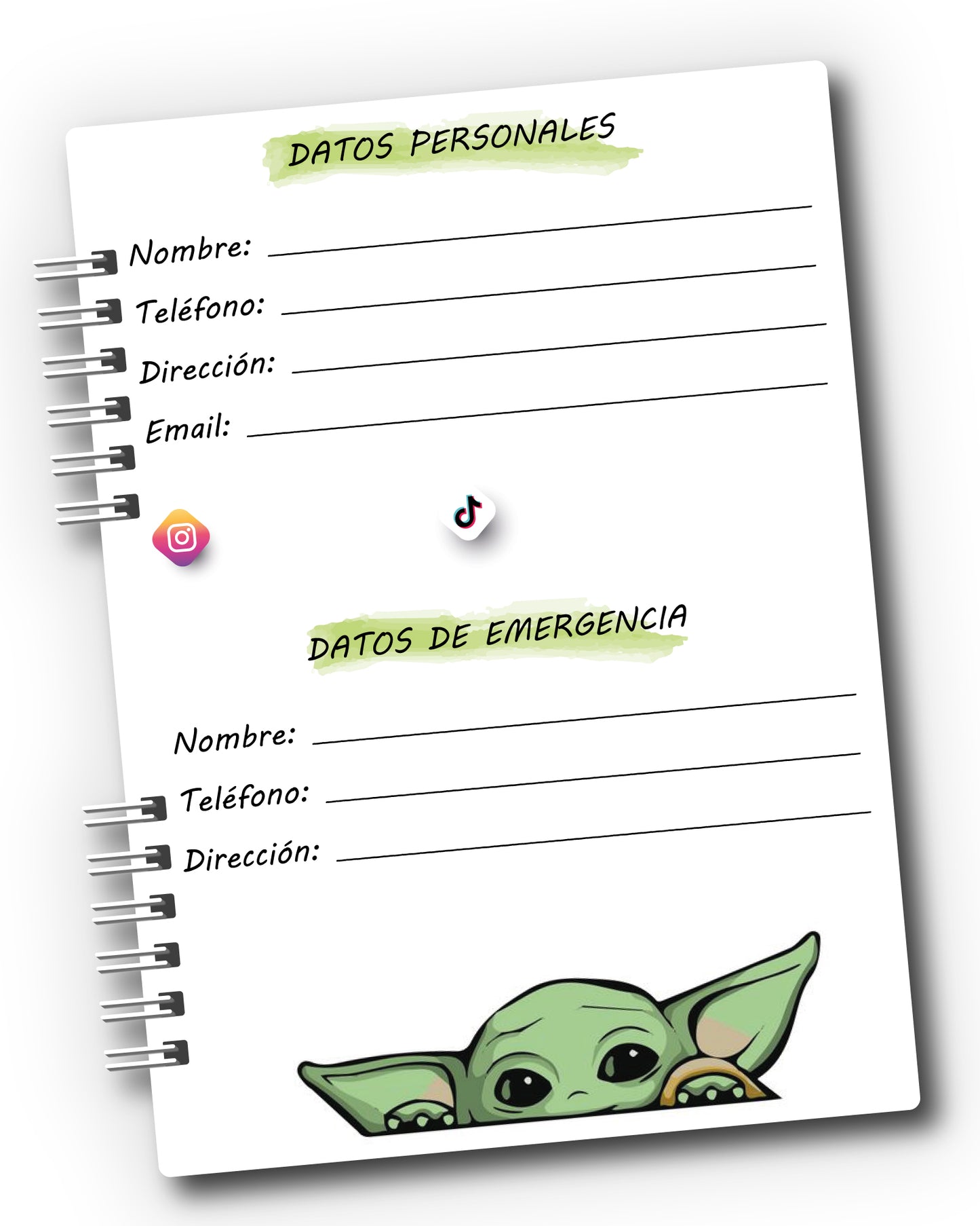 Agenda Baby Yoda