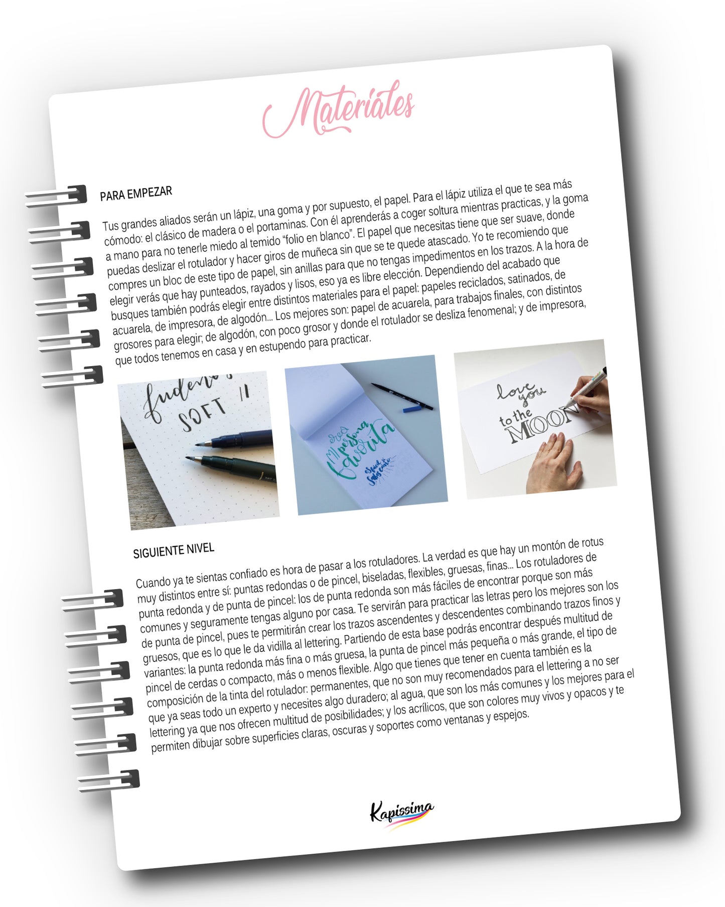 Cuaderno de lettering