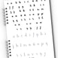 Cuaderno de lettering