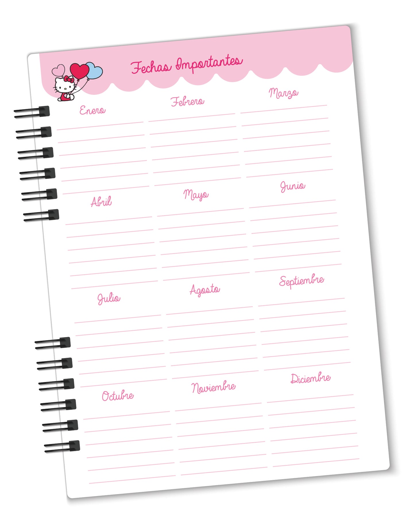 Agenda Hello kitty