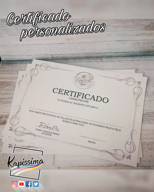 Diplomas o Certificados