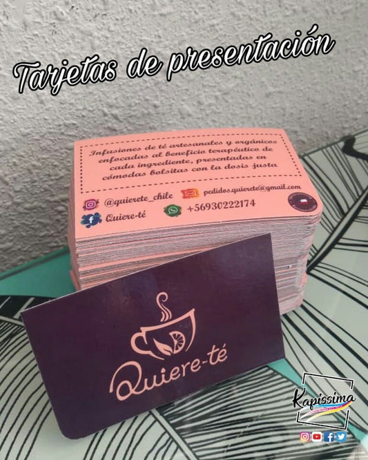 Tarjetas de presentación