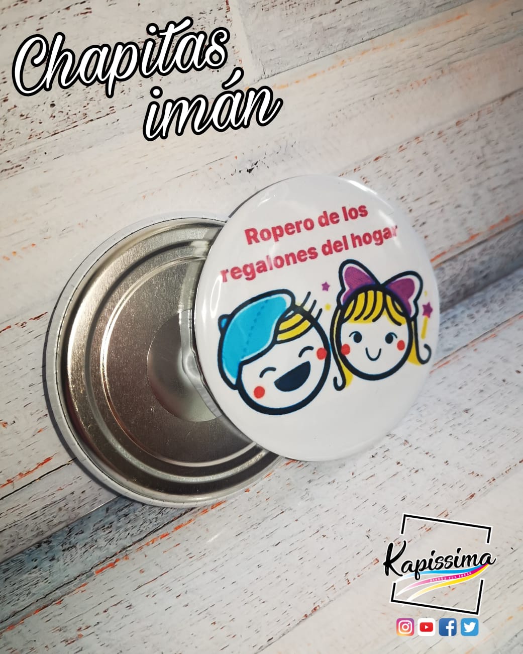Chapitas iman